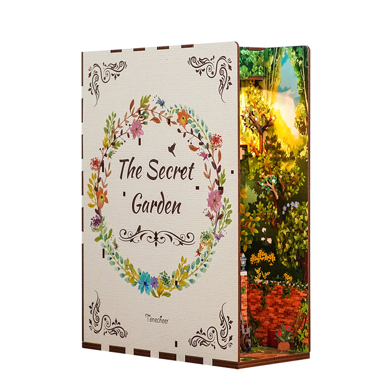 Hands Craft DIY Miniature Book Nook Kit | Secret Garden
