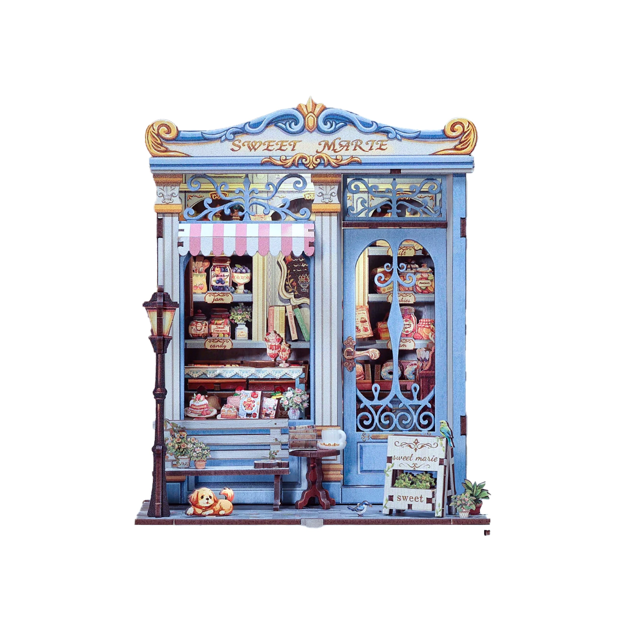 Hands Craft DIY Miniature Book Nook Kit | Sweet Marie