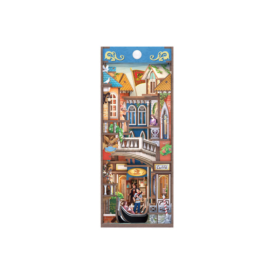 Hands Craft DIY Miniature Book Nook Kit | Venetian Dreams