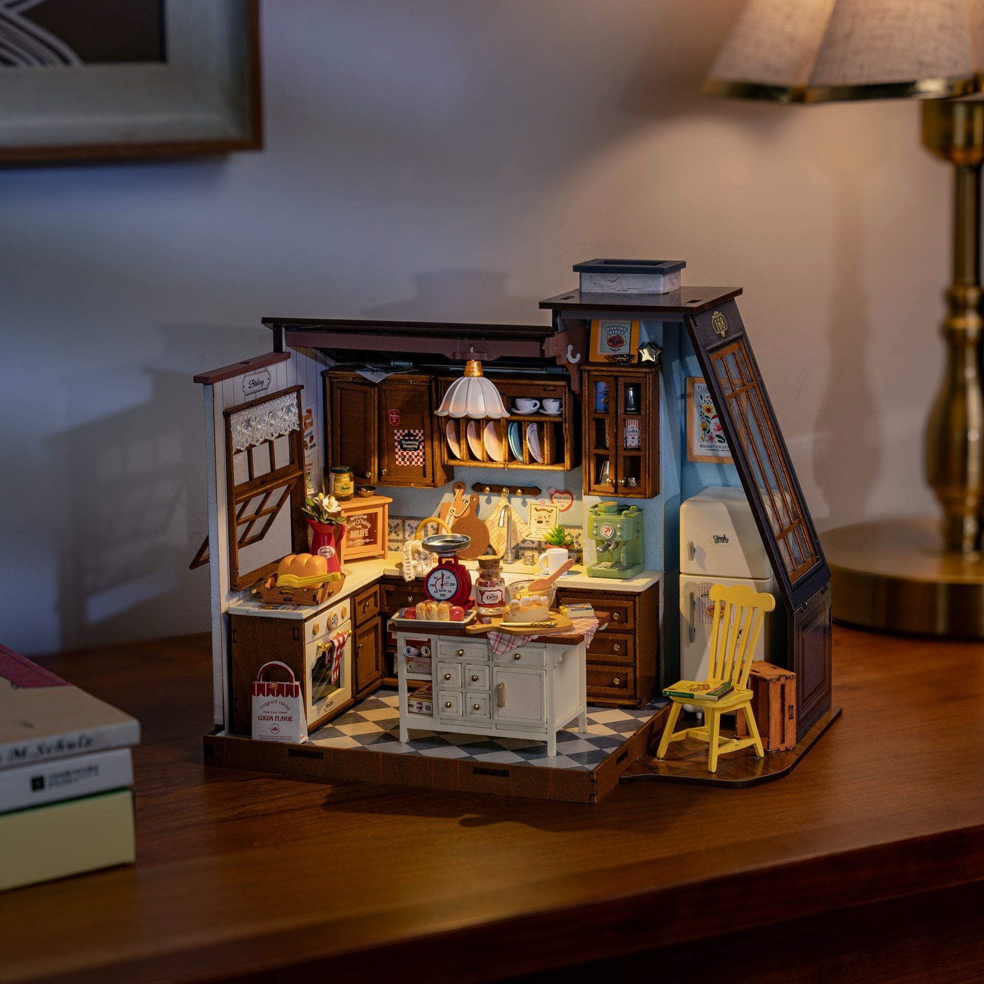 Hands Craft DIY Miniature House Kit Baking Kitchen – Hands Craft