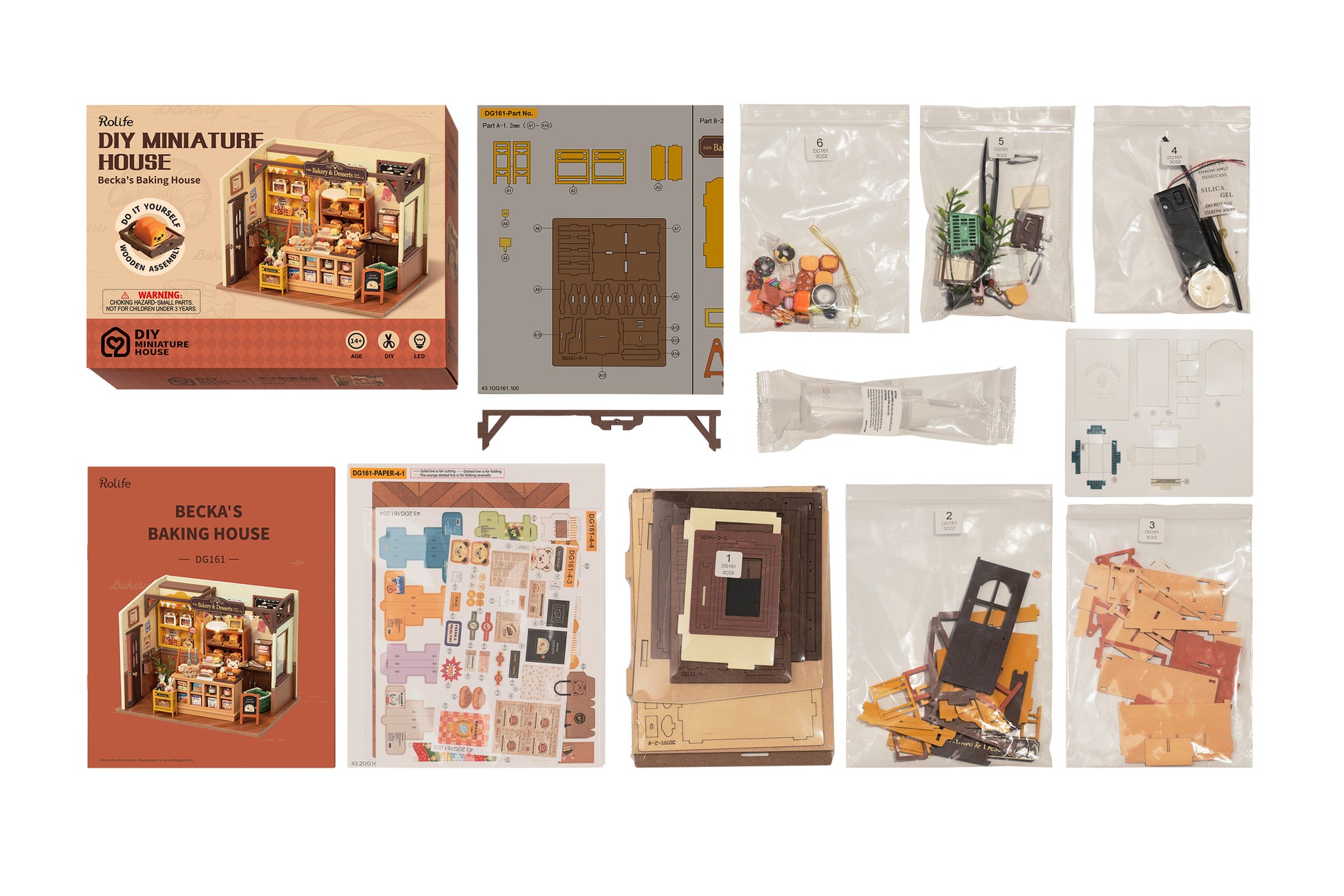 Hands Craft DIY Miniature House Kit | Becka's Baking House