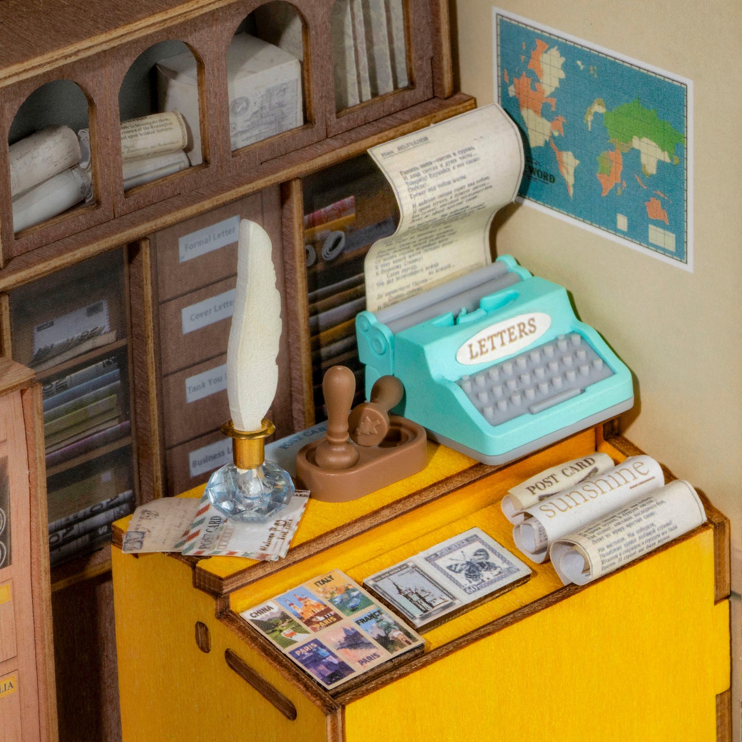 Hands Craft DIY Miniature House Kit | Century Post Office