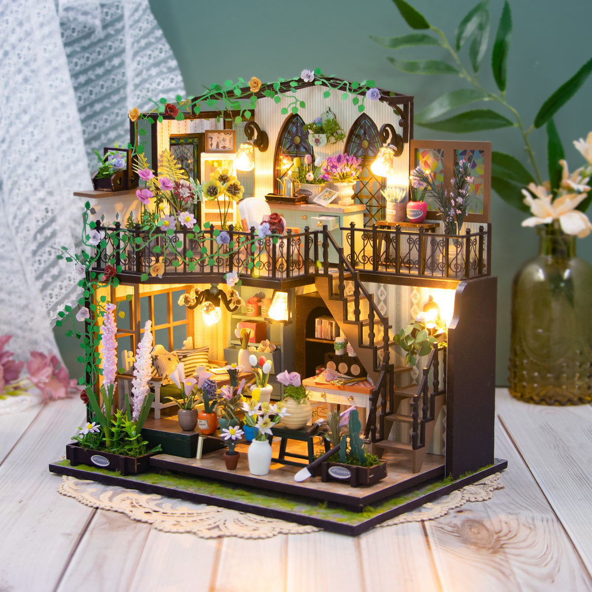 Hands Craft DIY Miniature House Kit | Garden Loft – Hands Craft US, Inc.