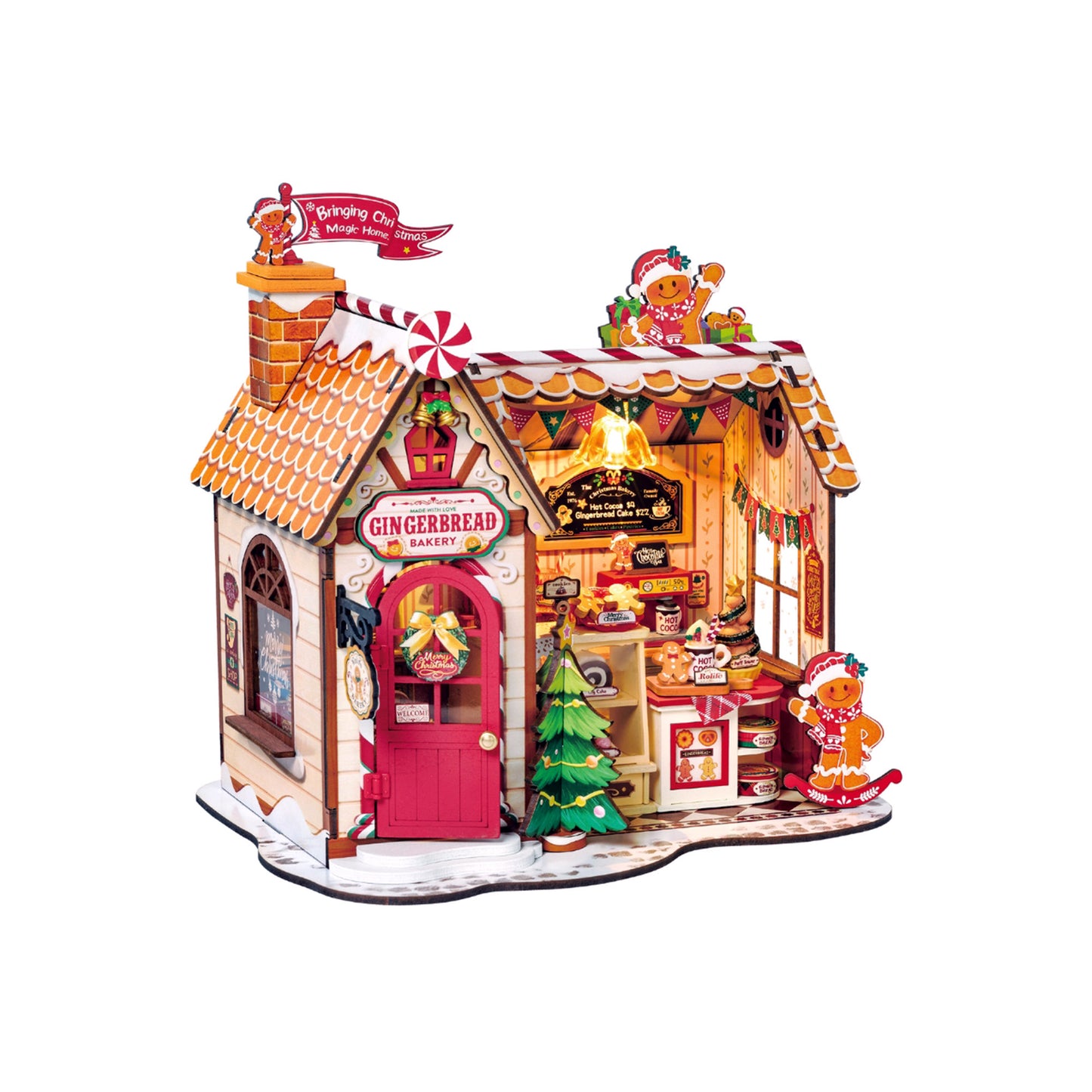 Hands Craft DIY Miniature House Kit | Gingerbread House