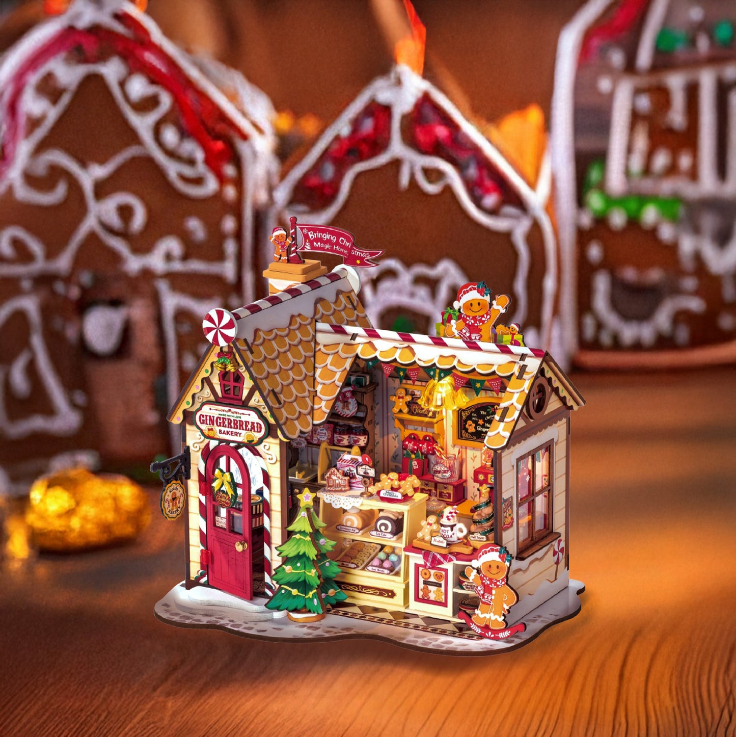 Hands Craft DIY Miniature House Kit | Gingerbread House