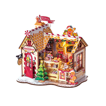 Hands Craft DIY Miniature House Kit | Gingerbread House