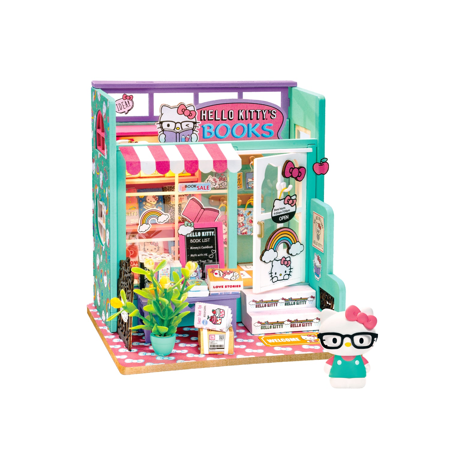 Hands Craft DIY Miniature House Kit | Hello Kitty® Bookstore