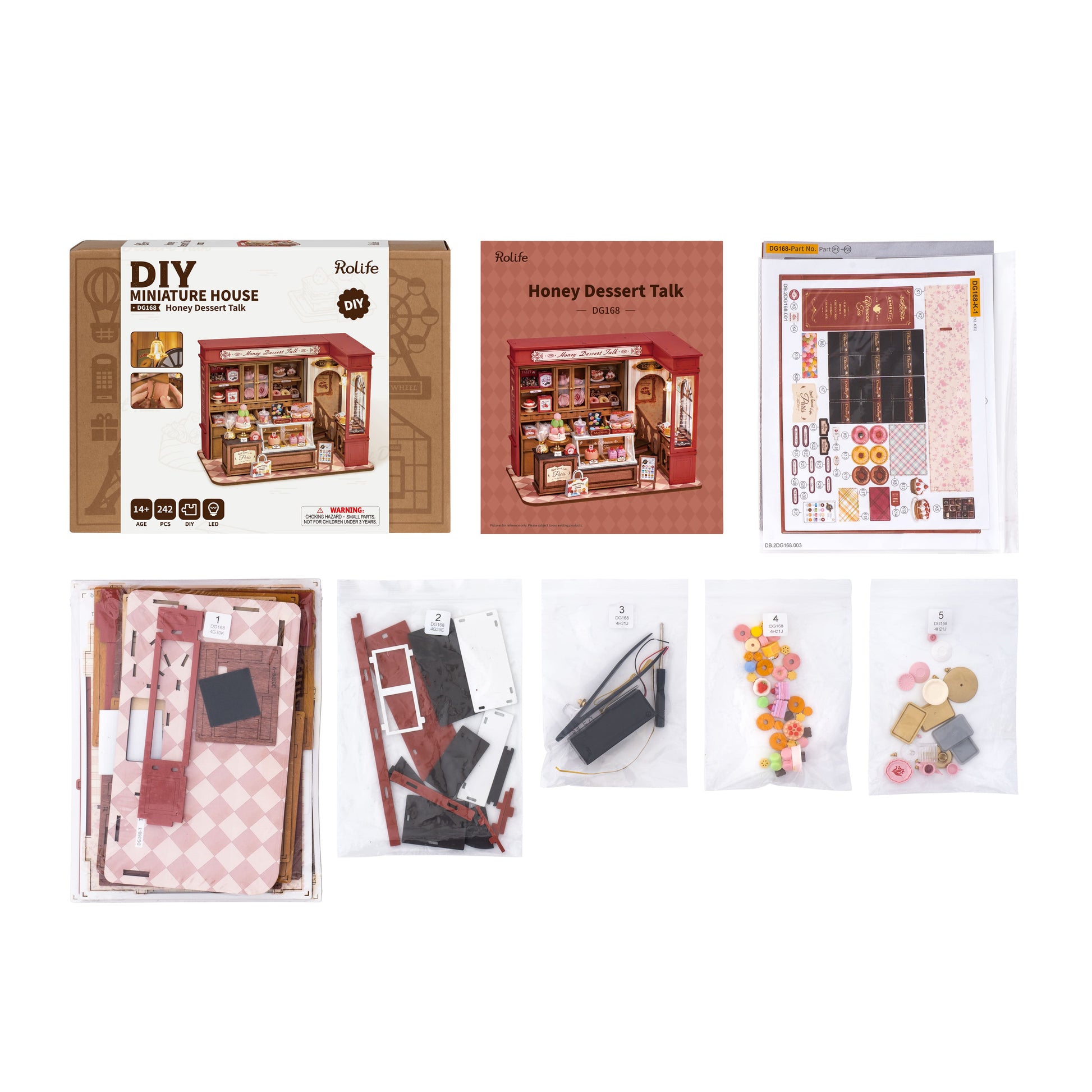 Hands Craft DIY Miniature House Kit | Honey Dessert Talk