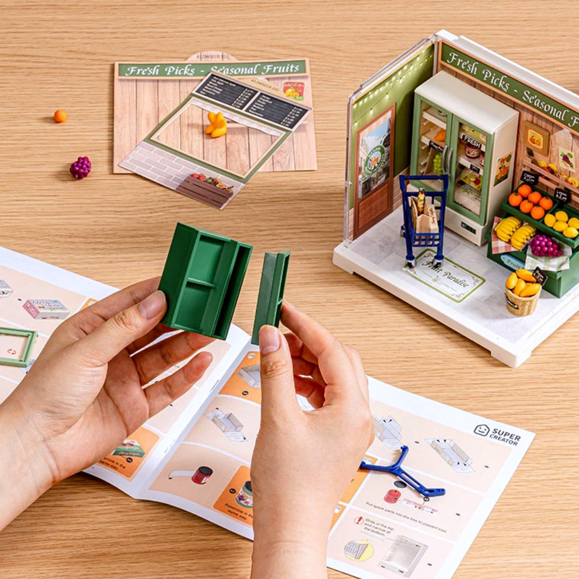 その他 Huter's Craft Hands Craft DIY Miniature House Kit | Nature Energy Fruits – Hands