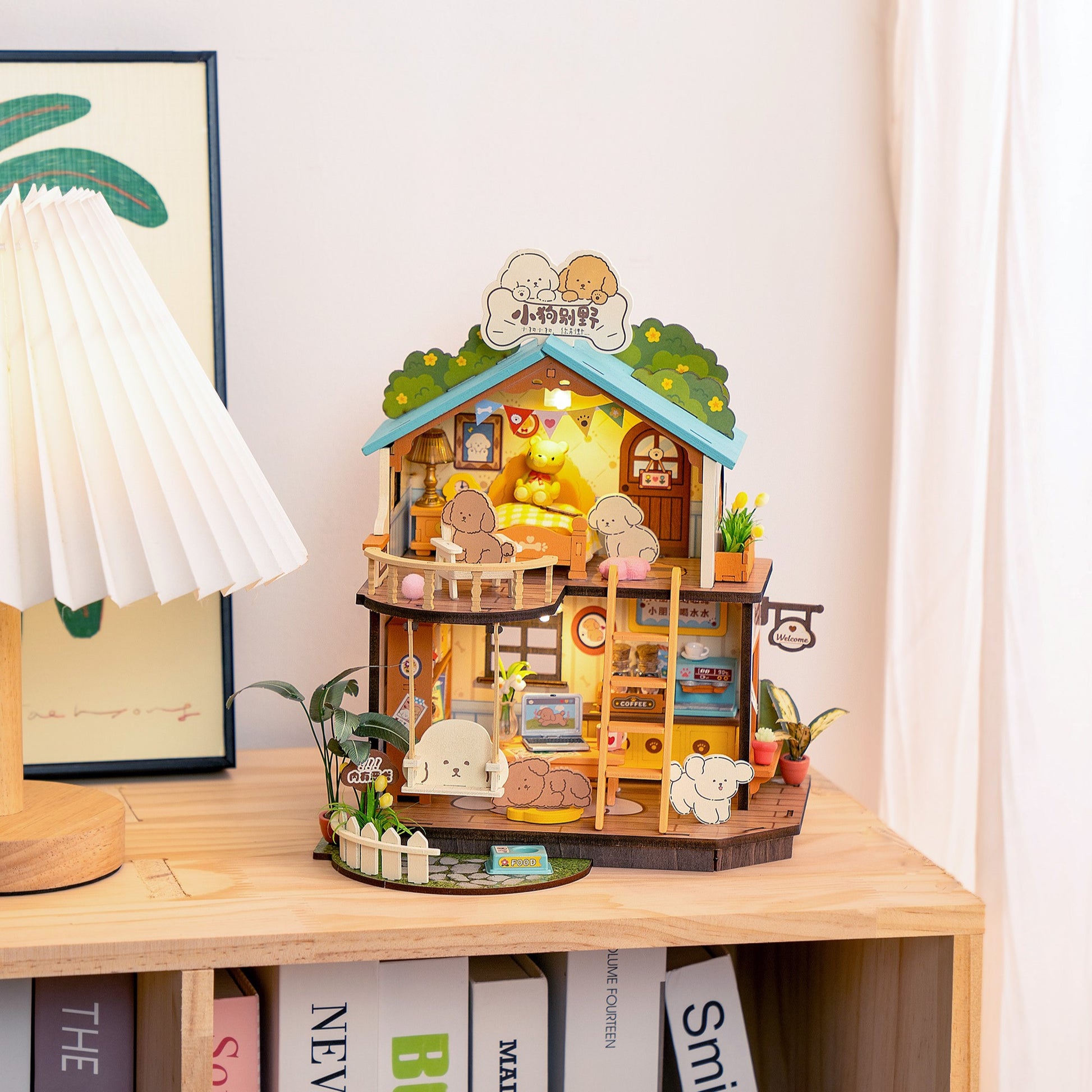 Hands Craft DIY Miniature House Kit | Puppy's Cozy Villa