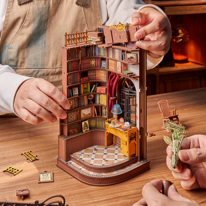 Hands Craft DIY Miniature House Kit | Silent Corner Study