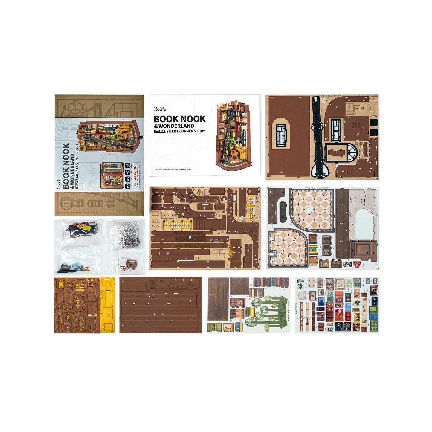 Hands Craft DIY Miniature House Kit | Silent Corner Study