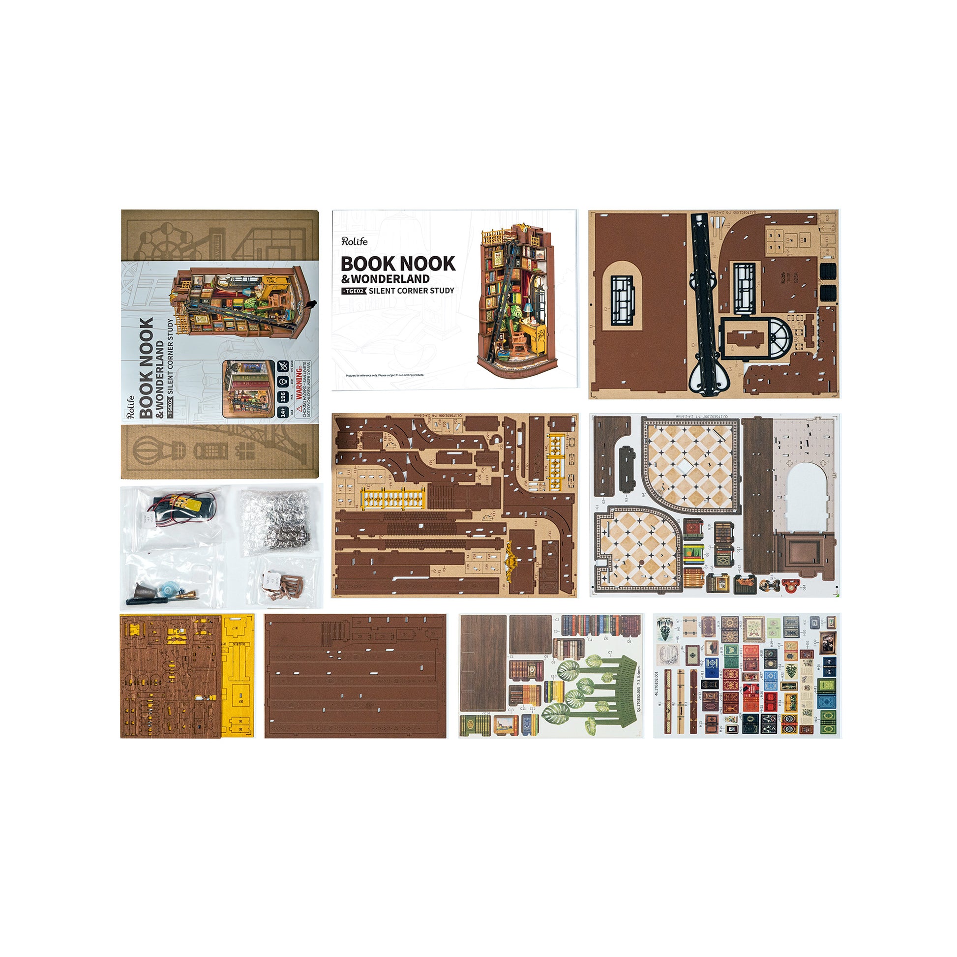 Hands Craft DIY Miniature House Kit | Silent Corner Study