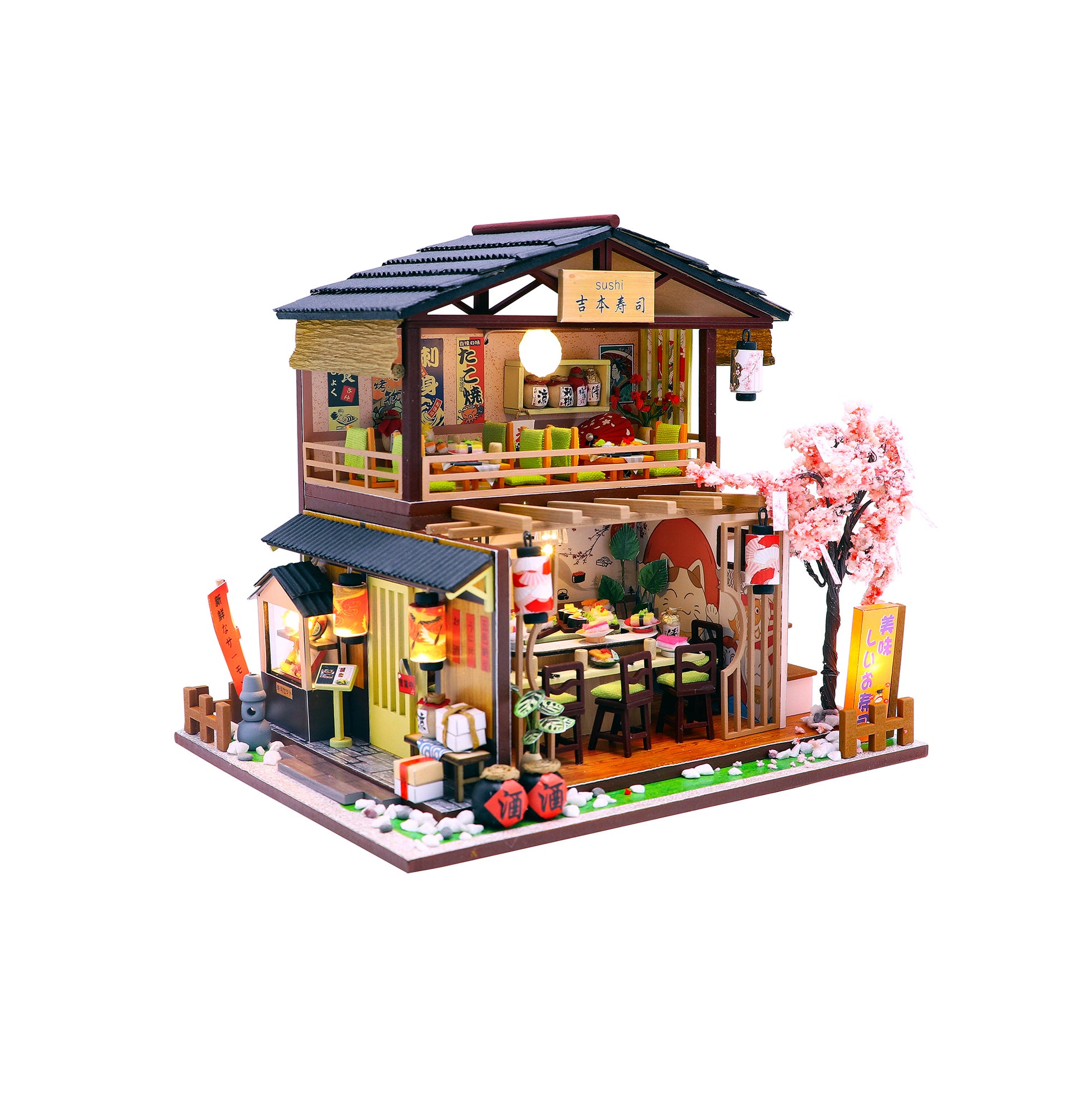 Hands Craft DIY Miniature House Kit | Sushi House
