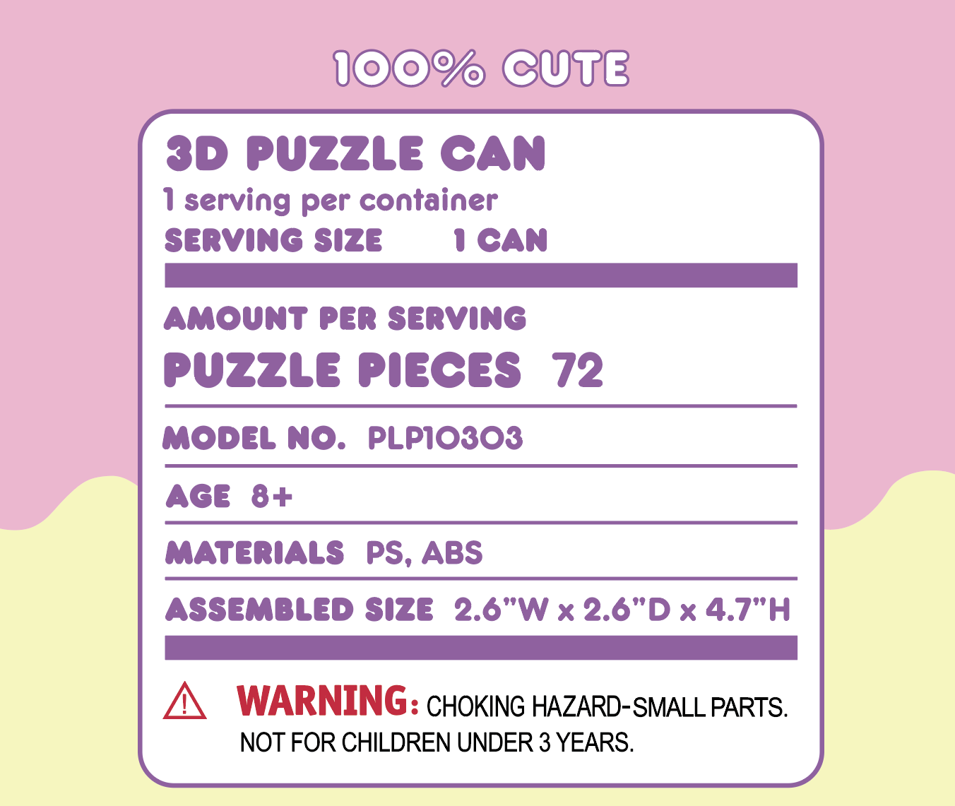 Hands Craft DIY Miniatures 3D Jigsaw Puzzle | My Melody™ Soda Pop