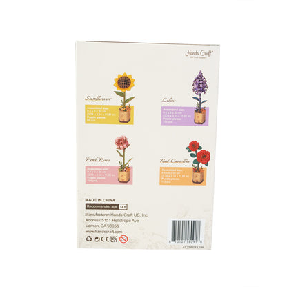 Hands Craft DIY Miniatures 3D Wooden Puzzle | Flower Bundle