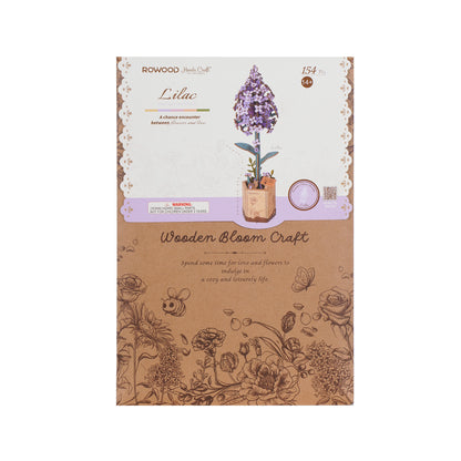 Hands Craft DIY Miniatures 3D Wooden Puzzle | Lilac