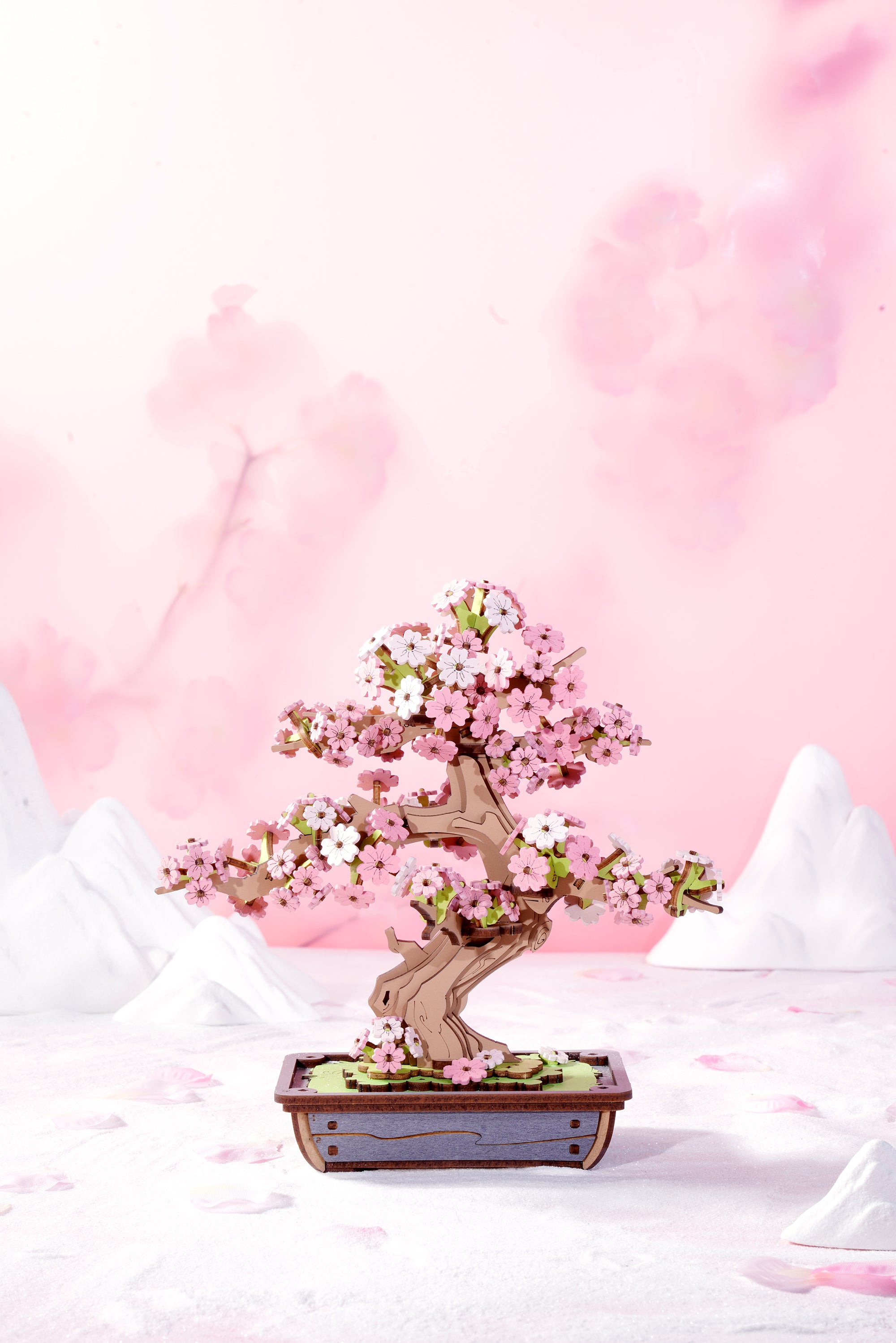 Hands Craft DIY Miniatures 3D Wooden Puzzle | Sakura Bonsai