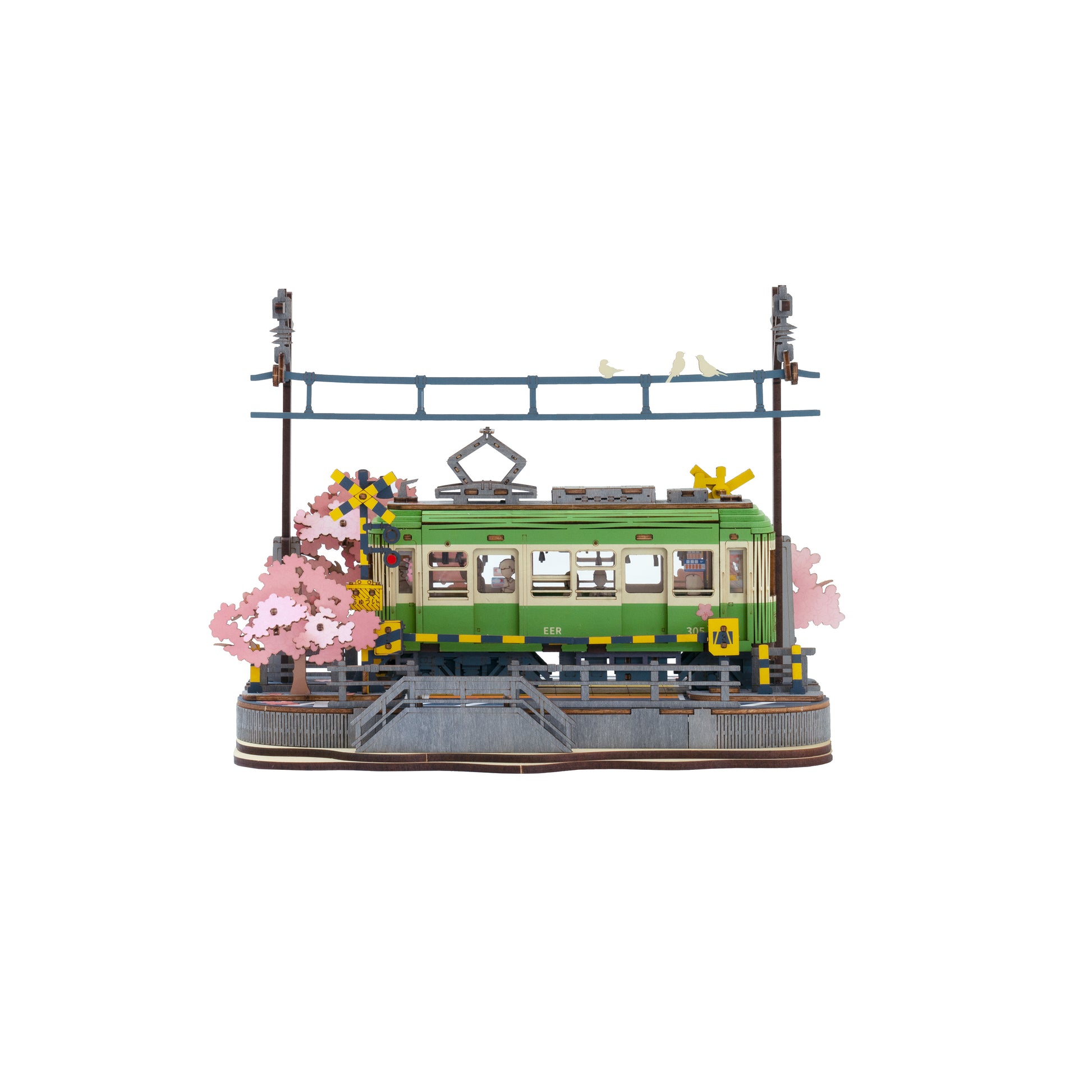 Hands Craft DIY Miniatures 3D Wooden Puzzle | Sakura Journey w/ LED Lights