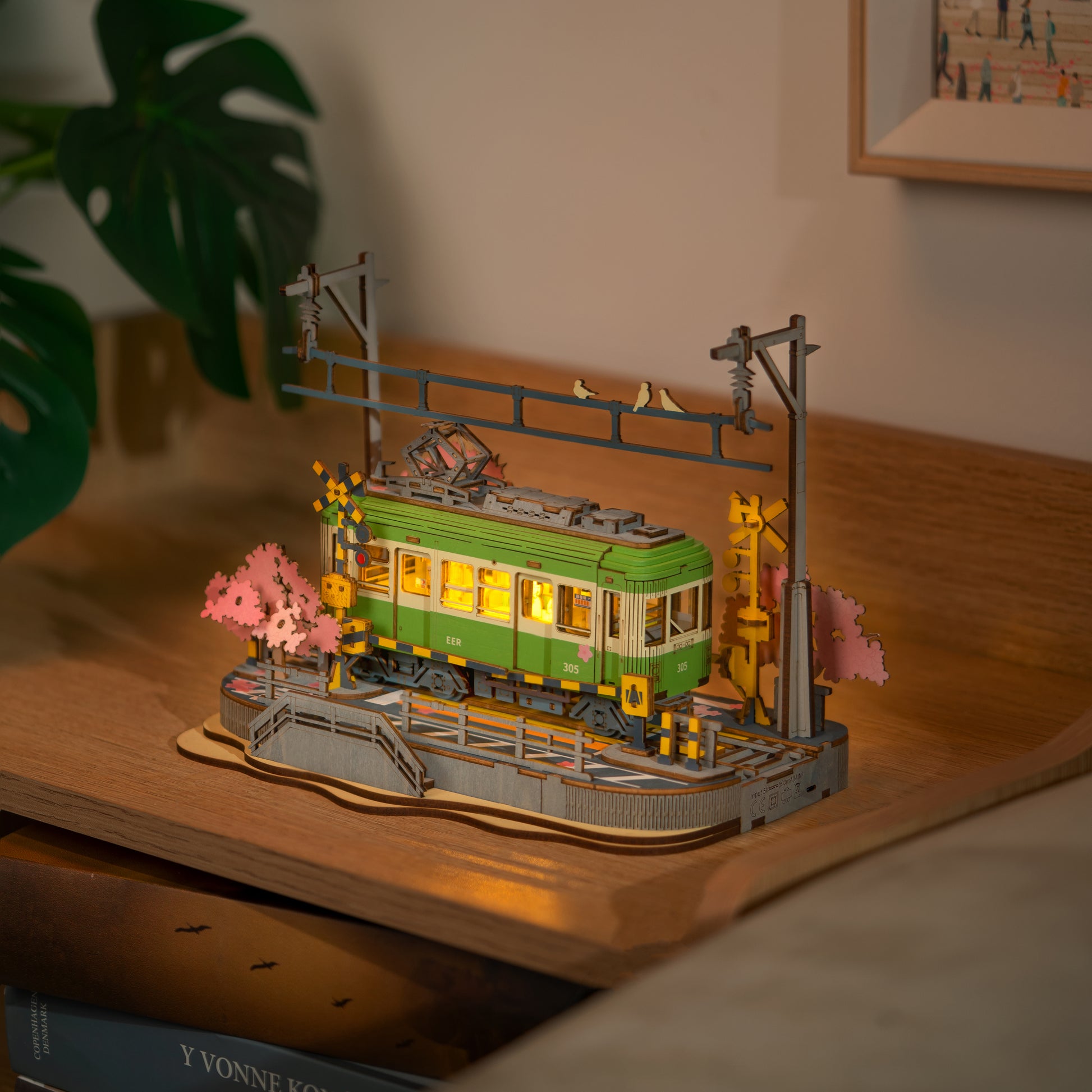 Hands Craft DIY Miniatures 3D Wooden Puzzle | Sakura Journey w/ LED Lights