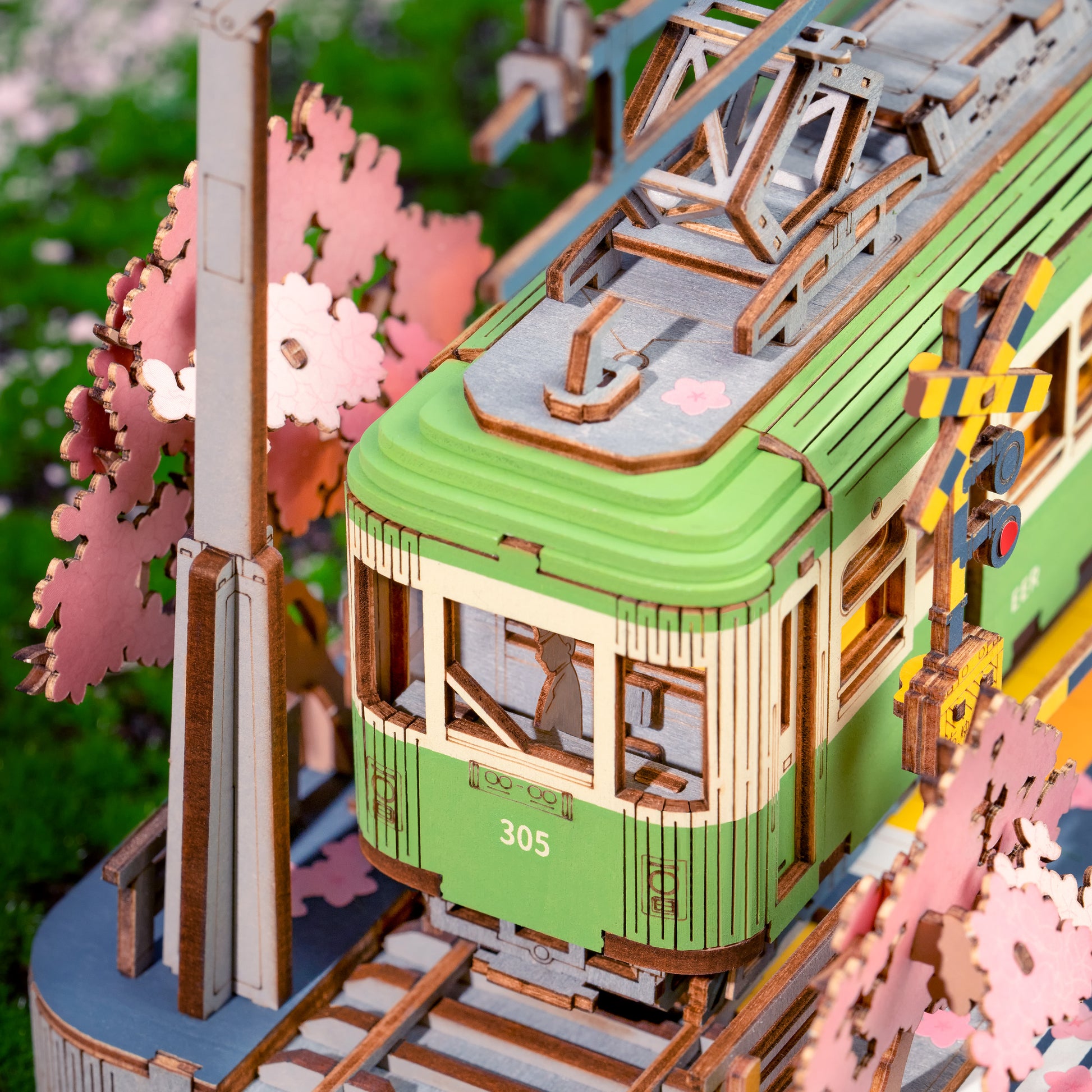 Hands Craft DIY Miniatures 3D Wooden Puzzle | Sakura Journey w/ LED Lights