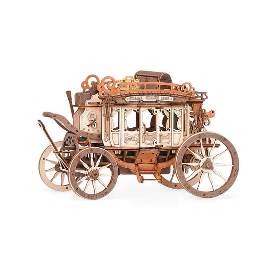 Hands Craft DIY Miniatures 3D Wooden Puzzle | Stagecoach