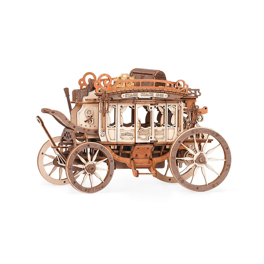 Hands Craft DIY Miniatures 3D Wooden Puzzle | Stagecoach