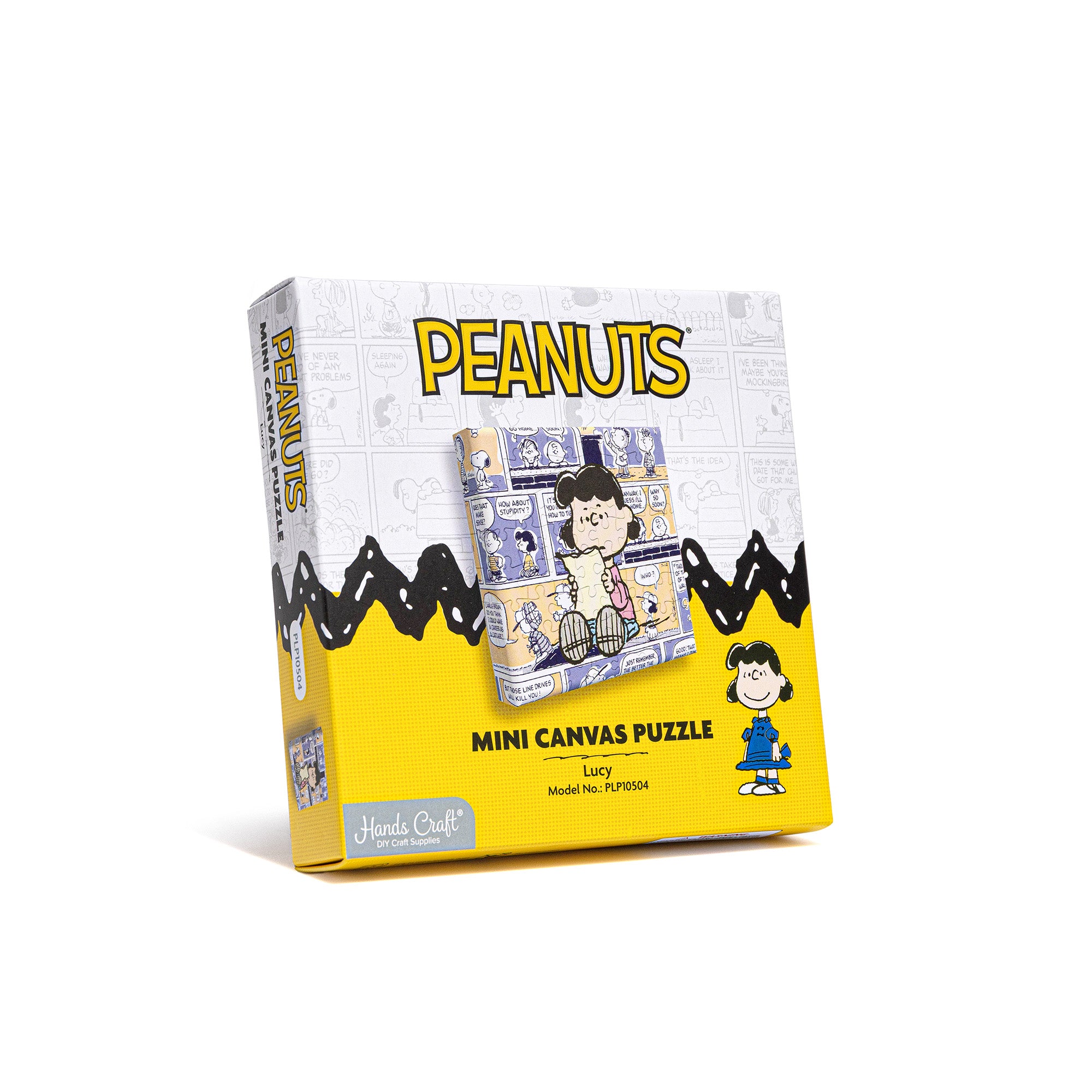 Hands Craft DIY Miniatures Mini Canvas Puzzle | Peanuts® Lucy