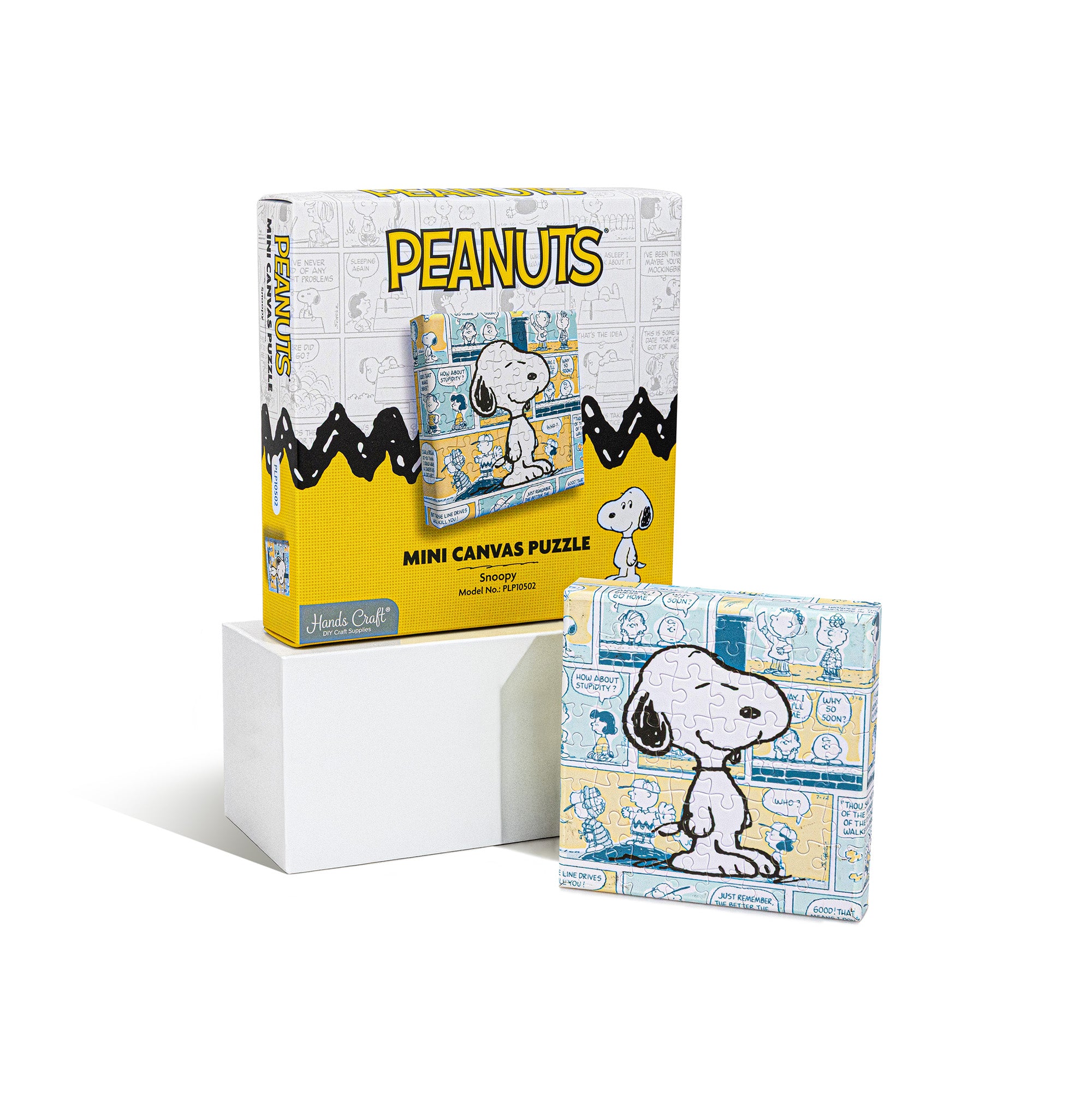 Hands Craft DIY Miniatures Mini Canvas Puzzle | Peanuts® Snoopy