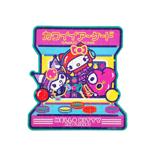 Hands Craft DIY Miniatures Wooden Jigsaw Puzzle | Hello Kitty® and Friends Kawaii Arcade