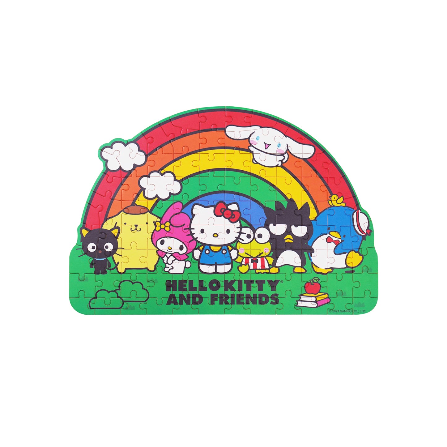 Hands Craft DIY Miniatures Wooden Jigsaw Puzzle | Hello Kitty® and Friends Rainbow