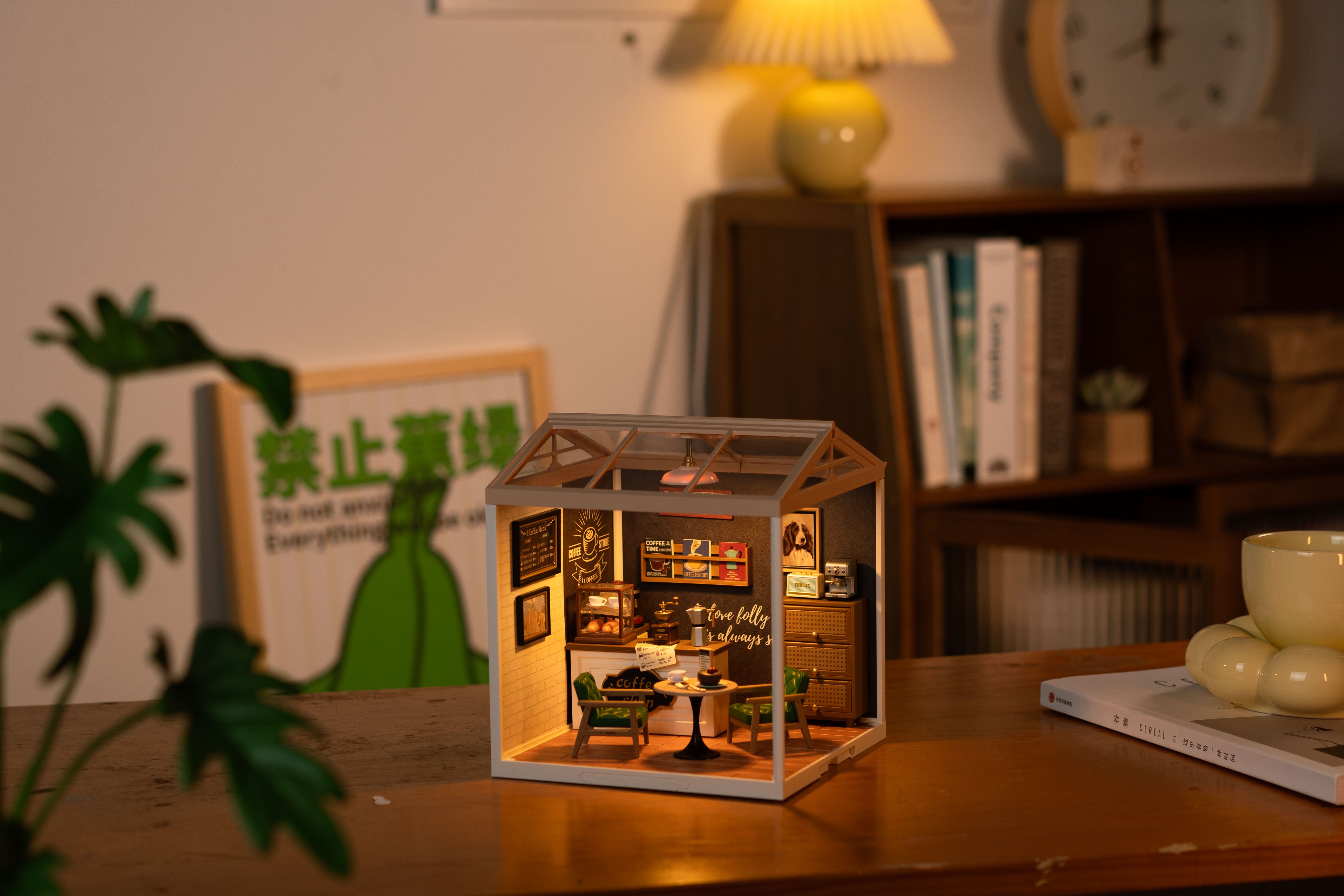 Hands Craft DIY Stackable Miniature House | Breezy Time Cafe