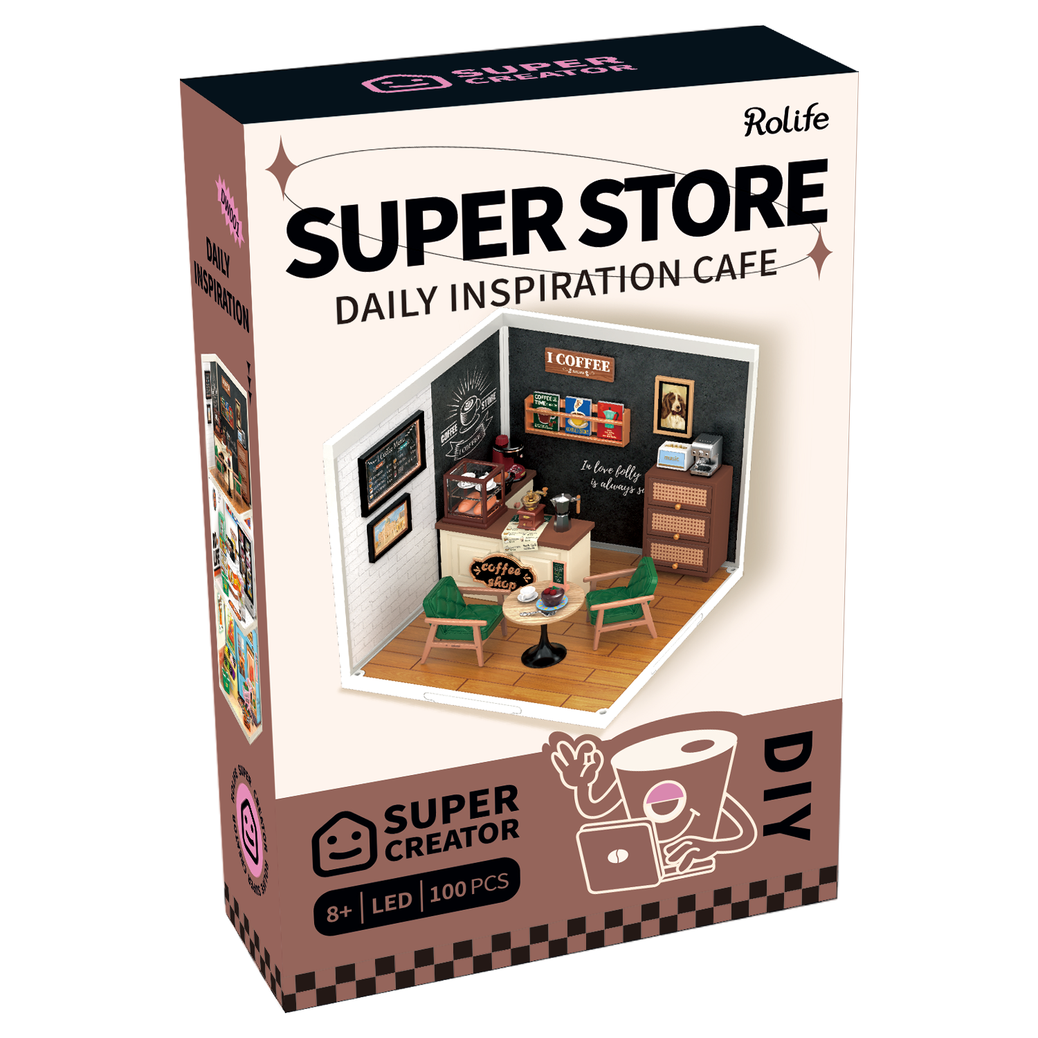 Hands Craft DIY Stackable Miniature House | Breezy Time Cafe