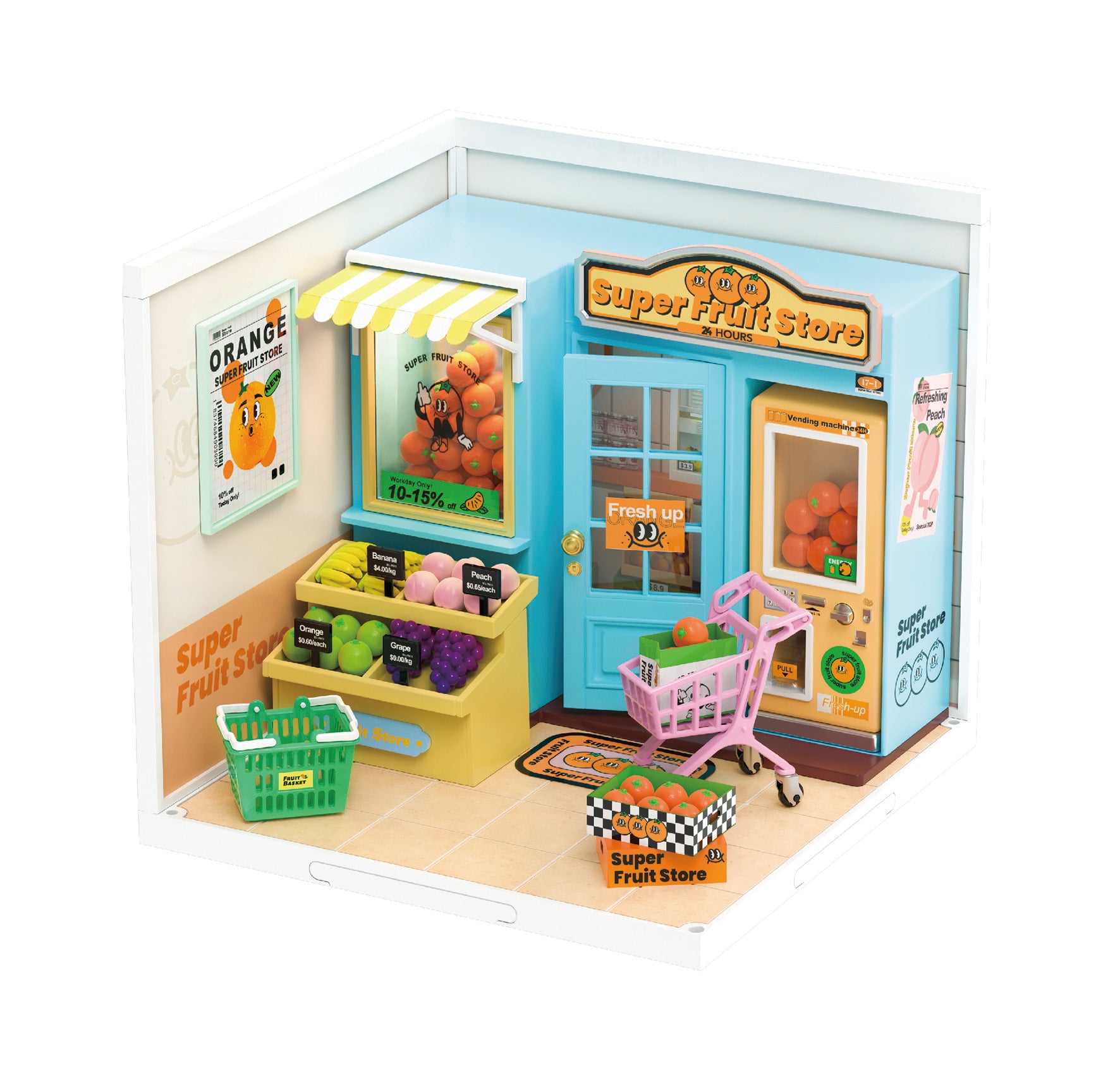 Hands Craft DIY Stackable Miniature House | Daily VC Fruit Store