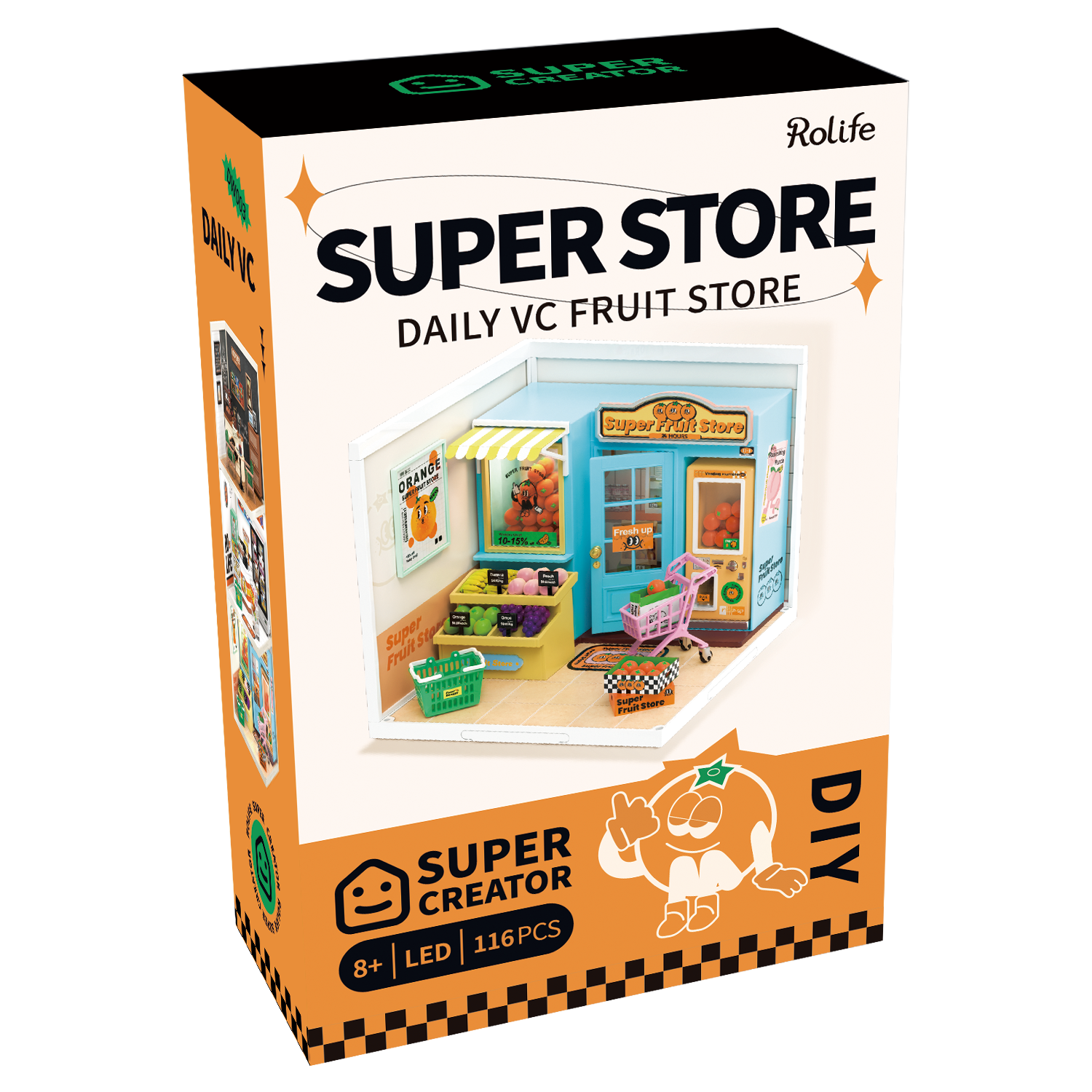 Hands Craft DIY Stackable Miniature House | Daily VC Fruit Store