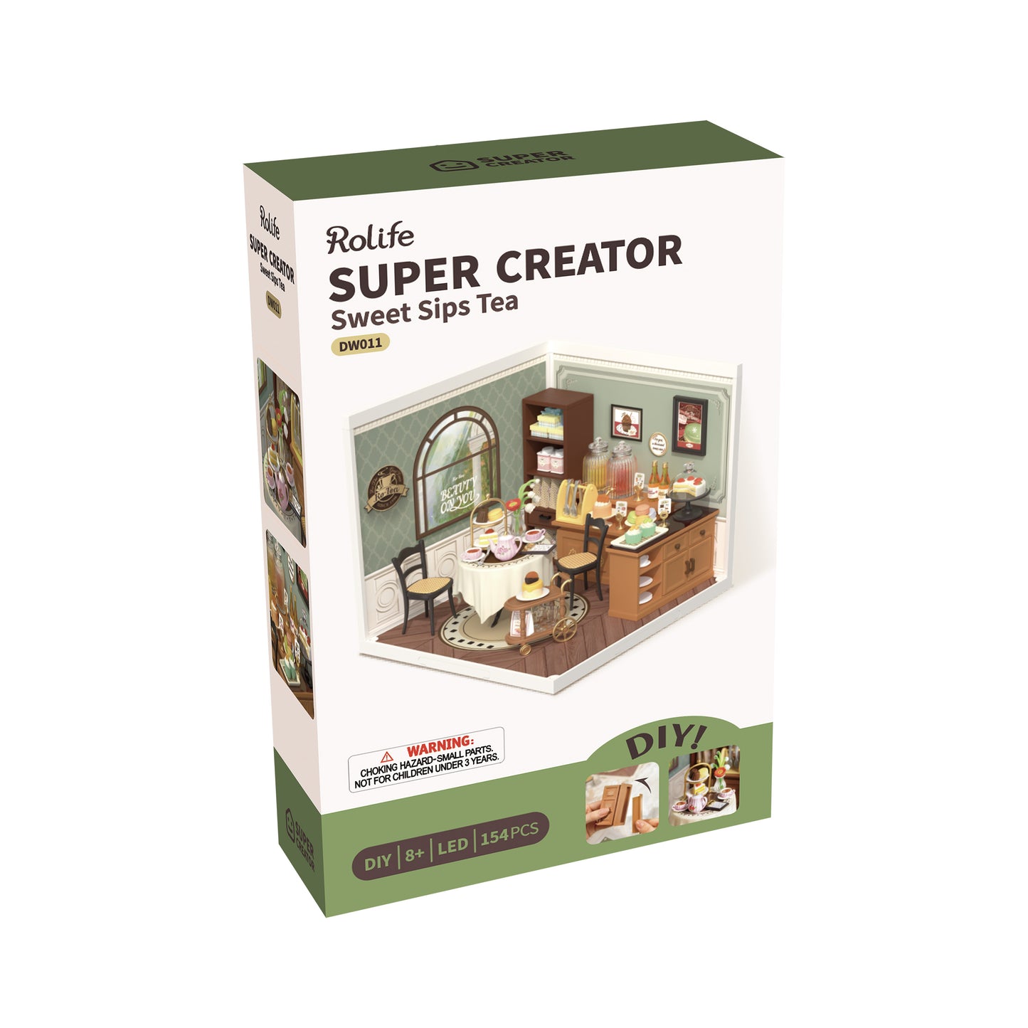 Hands Craft DIY Stackable Miniature House | Sweet Sips Tea