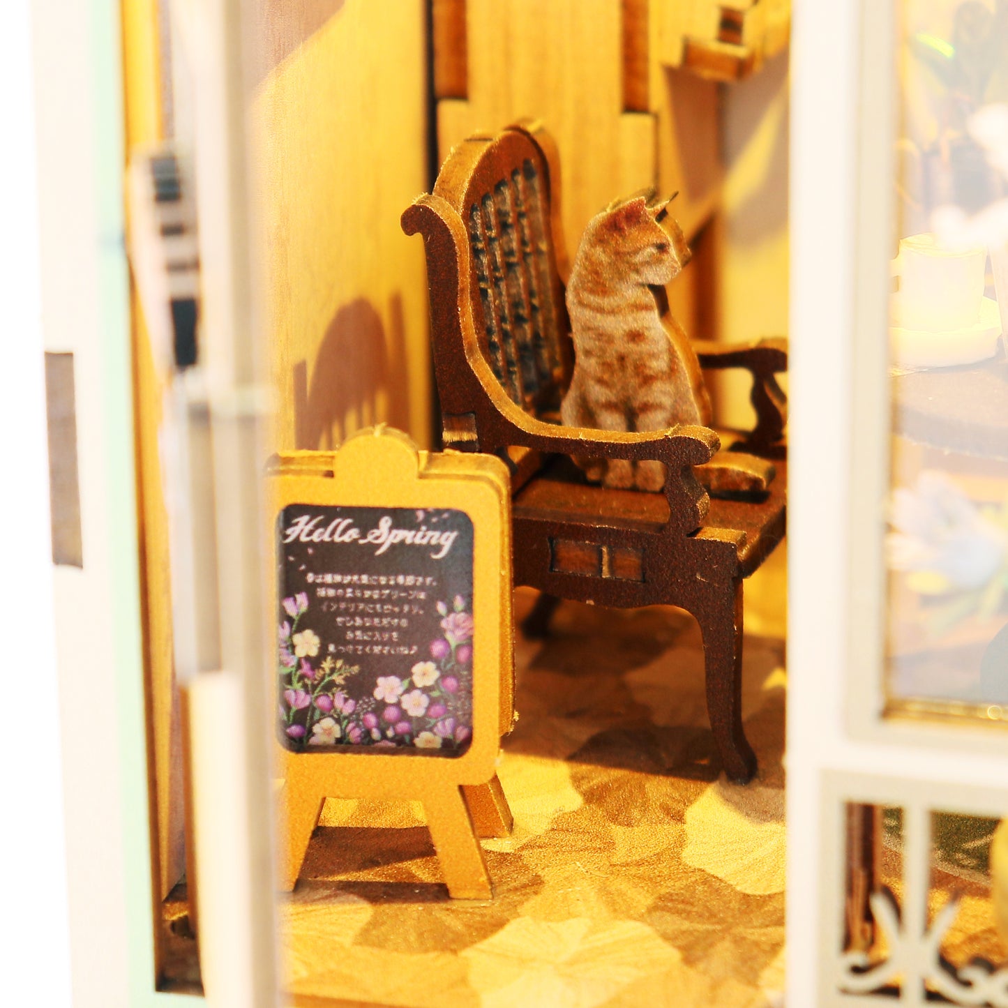 DIY Miniature Book Nook Kit | Bella’s Blossom Corner