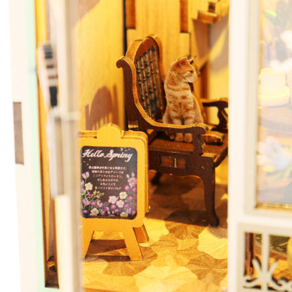 DIY Miniature Book Nook Kit | Bella’s Blossom Corner