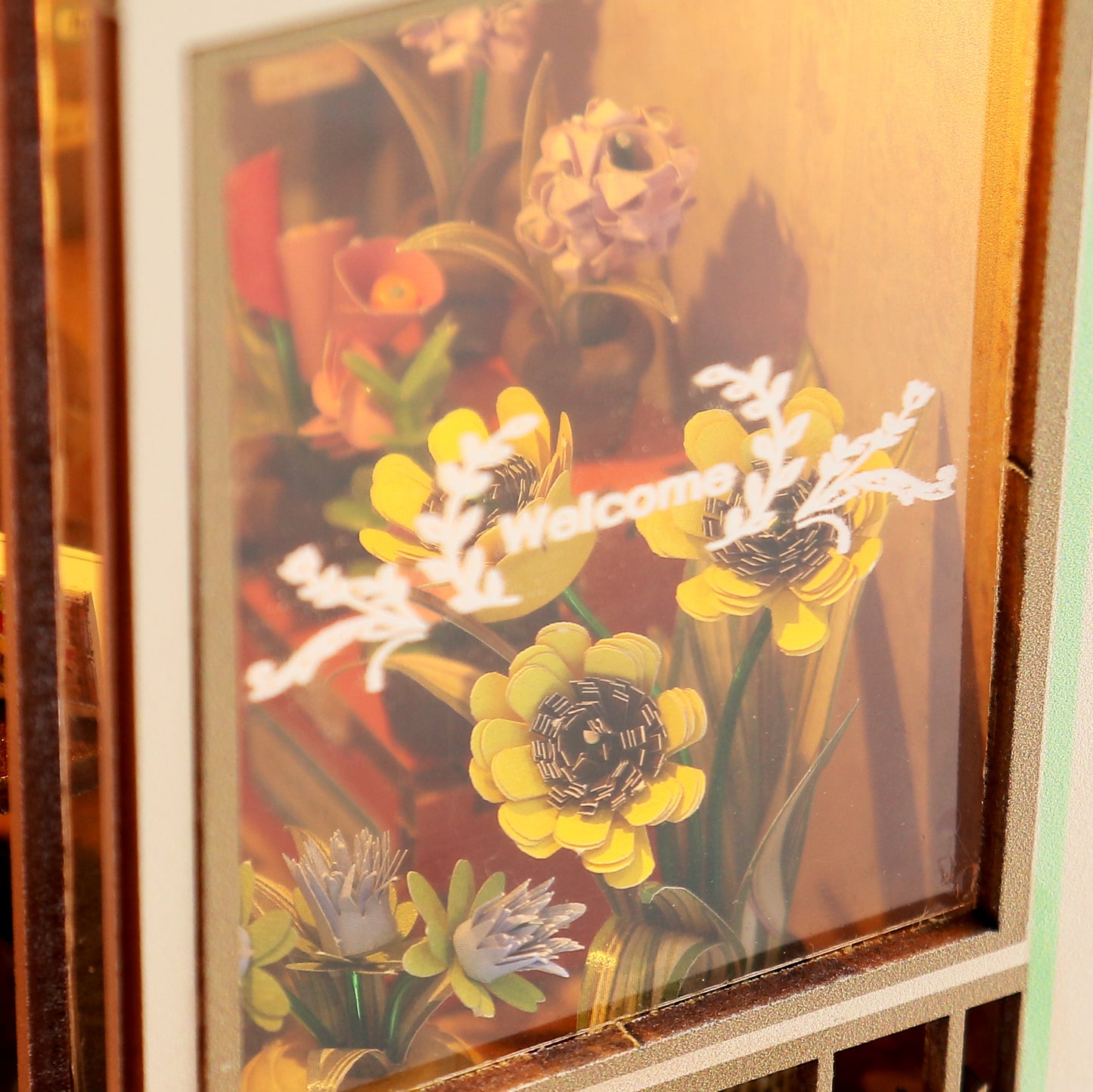 DIY Miniature Book Nook Kit | Bella’s Blossom Corner