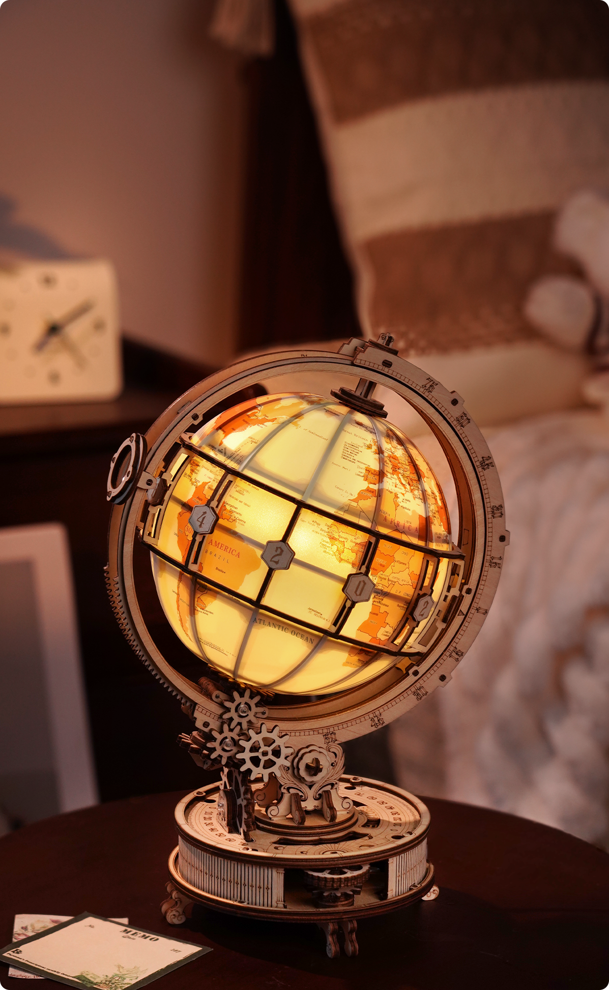 Hands Craft | Luminous Globe w/ LED Lights