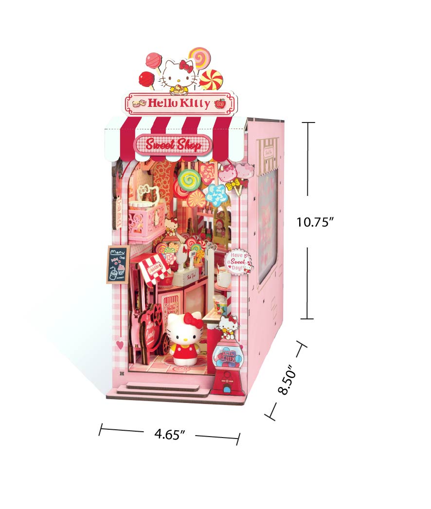 Hands Craft DIY Book Nook Kit | Hello Kitty® Sweet Shop – Hands