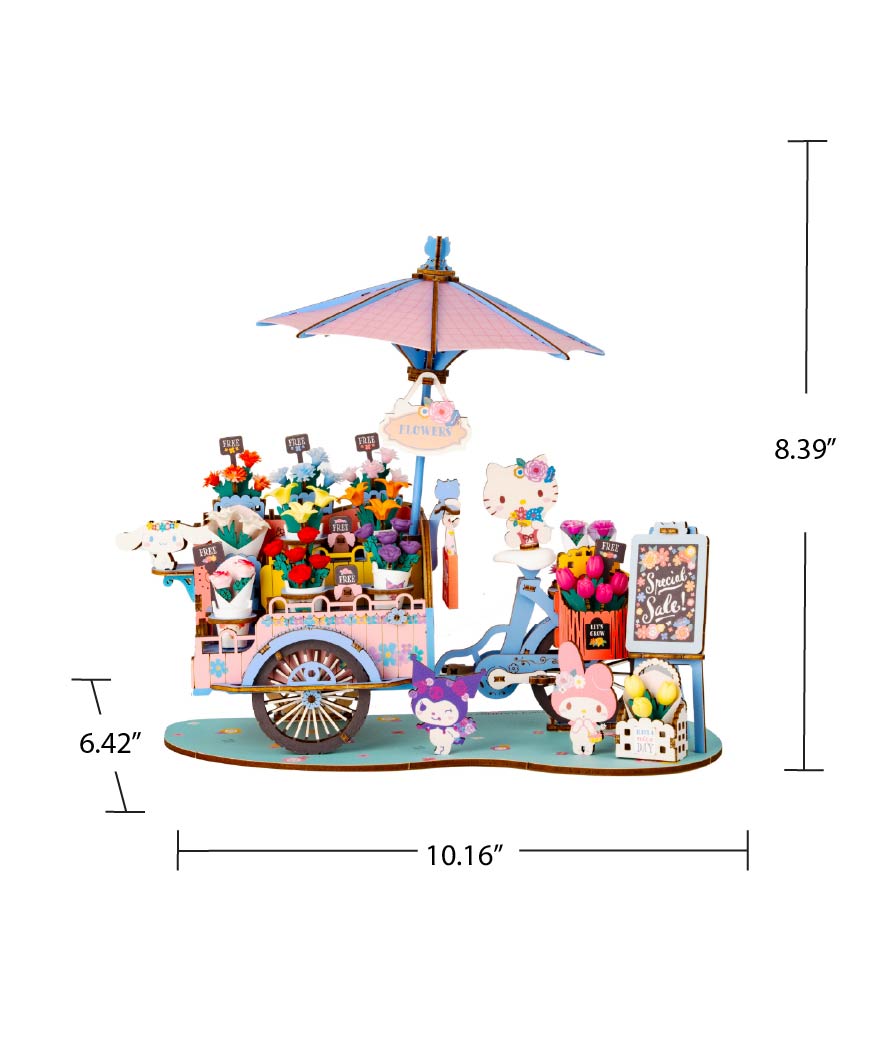 Hands Craft 3D Wooden Puzzle | Hello Kitty® and Friends Flower