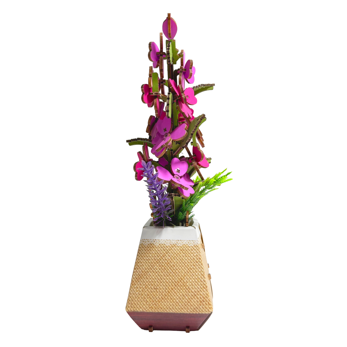 3D Wooden Puzzle | Pink Impatiens
