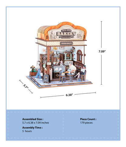 DIY Miniature House Kit | Fresh Bread Bakery