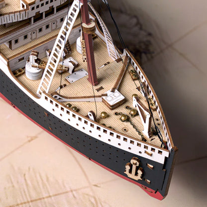 3D Wooden Puzzle | Eternal Atlantic Voyager w/ LED Lights