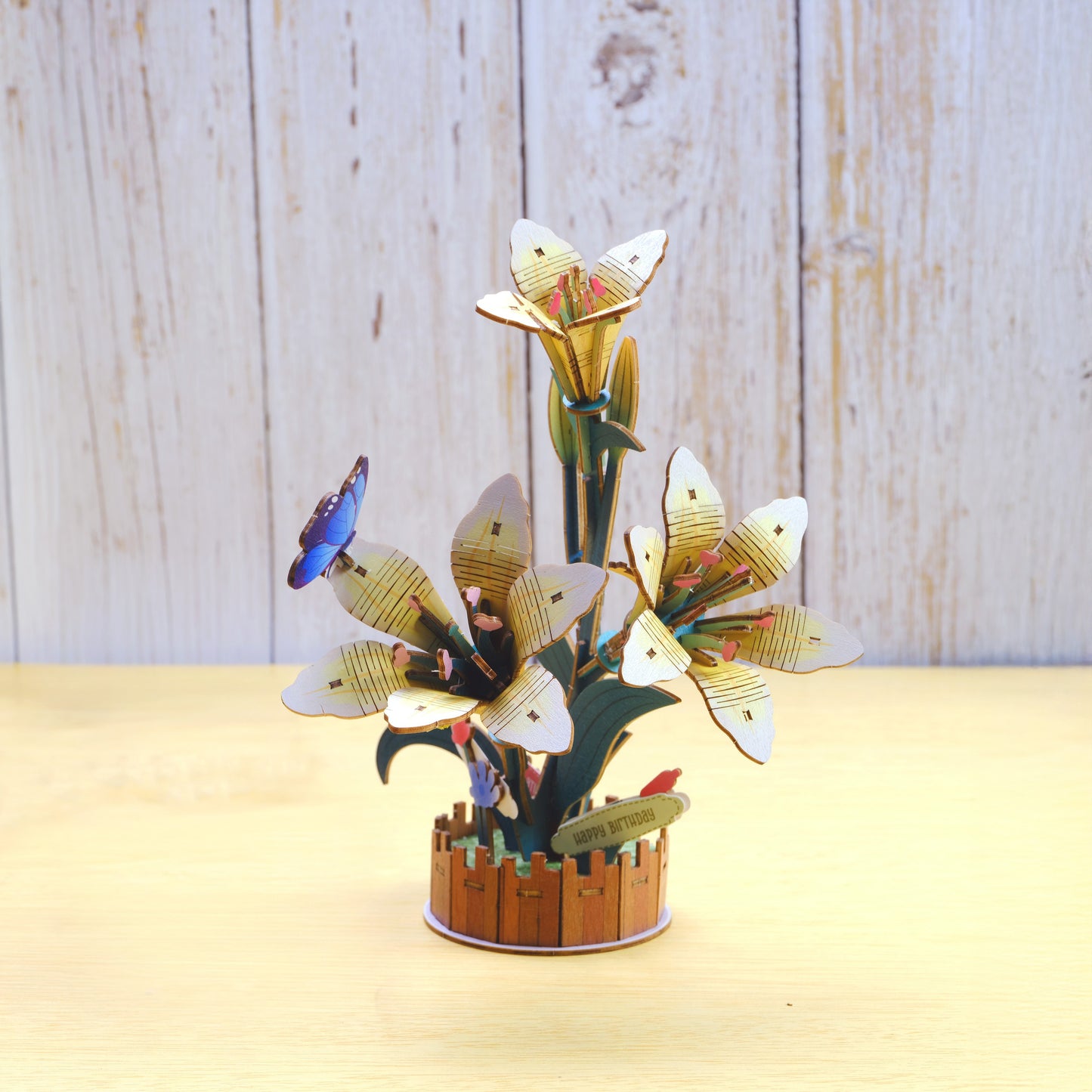 3D Wooden Puzzle | Lily Bloom Set