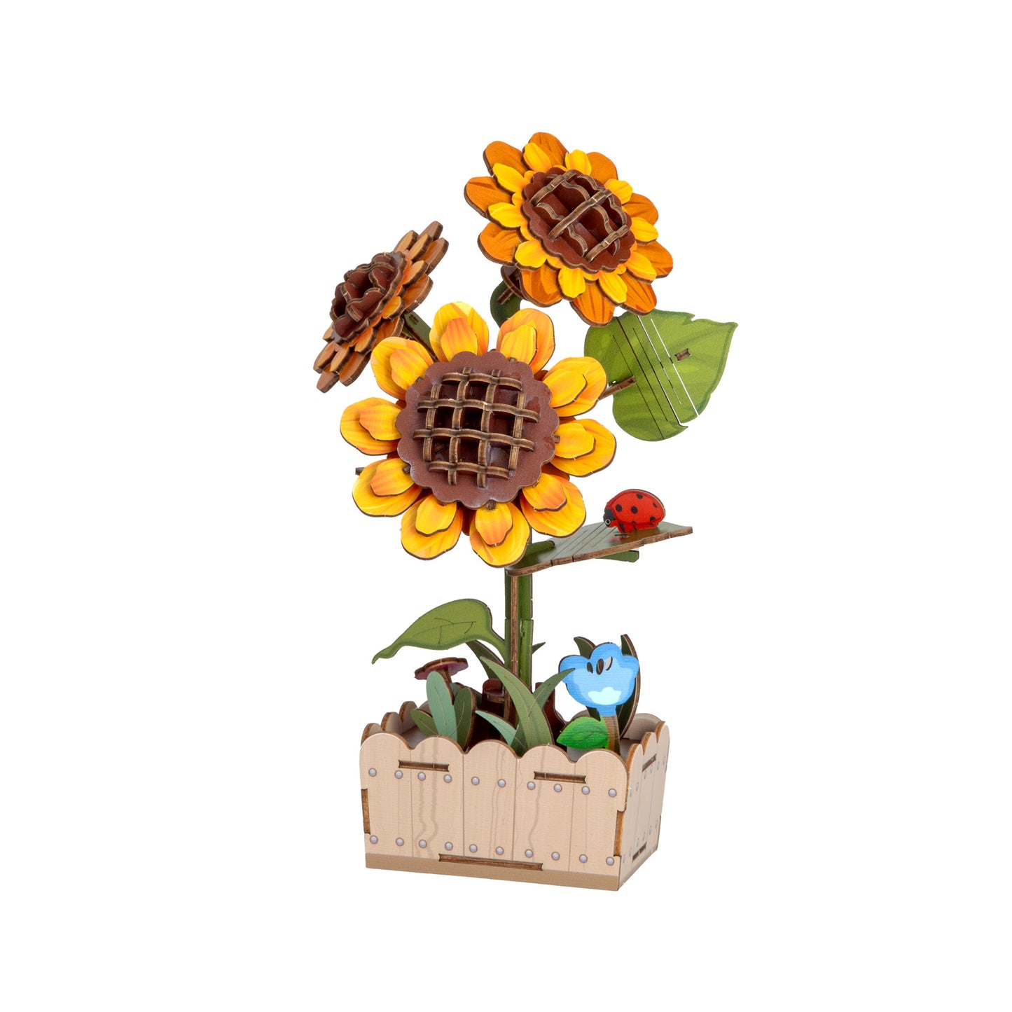 3D Wooden Puzzle | Sunflower Bloom Set