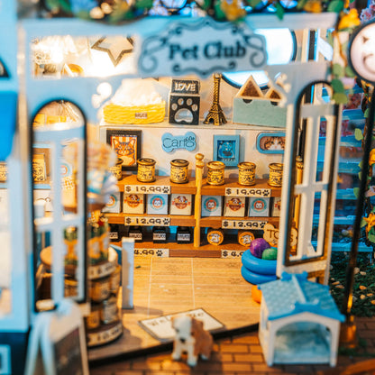 DIY Miniature Dollhouse Kit | Pet Club