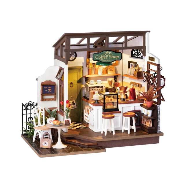 DIY Miniature Dollhouse Kit | No.17 Café
