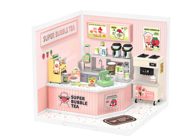 DIY Miniature Dollhouse Kit | Double Joy Bubble Tea